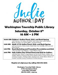 Indie Author Day October 8, 2016